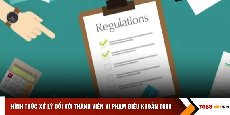 Hình thức xử lý đối với thành viên vi phạm điều khoản TG88
